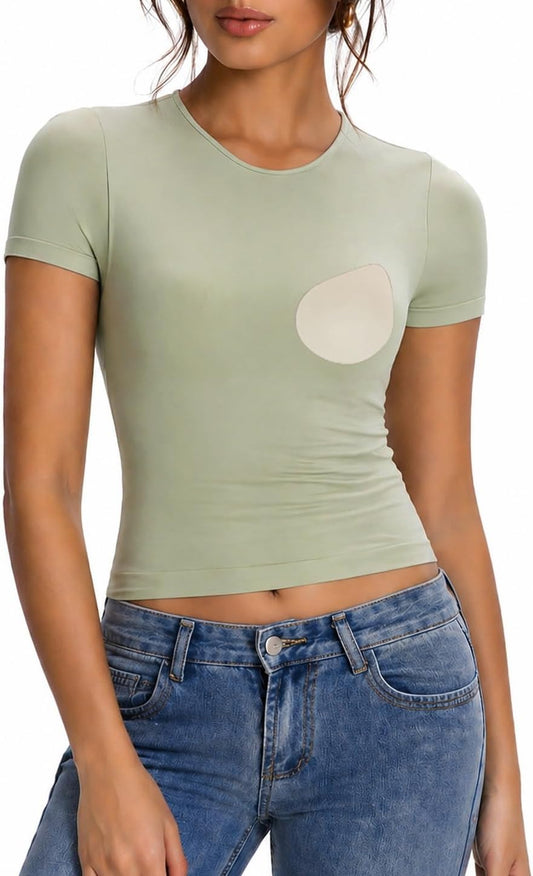 Monfeo Built in Bra T-shirts